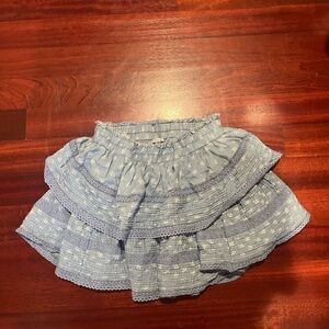 Blue ruffled Aerie skirt size S